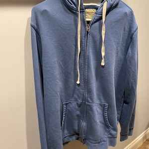 Men’s large Sonoma hoodie zip up blue jacket